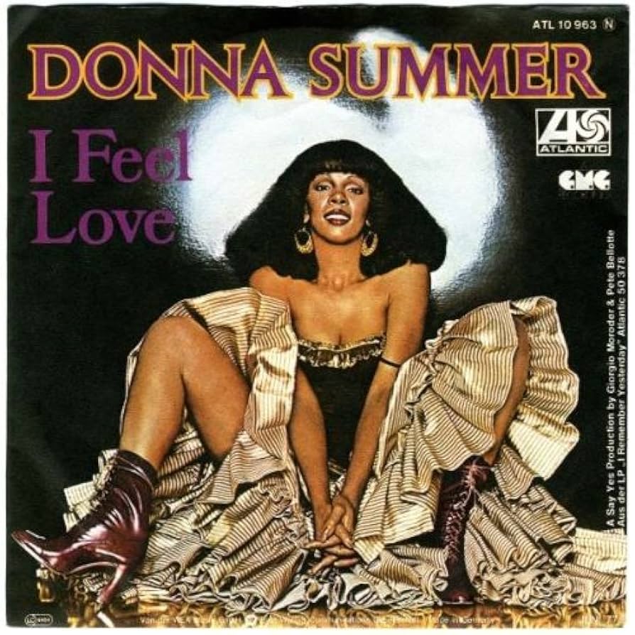 Schallplatten cover , Track i feel love